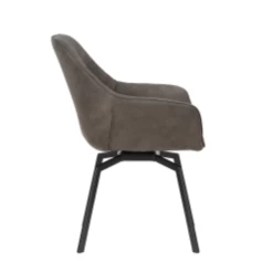 Doron Microfiber En PU Stoel Grijs | Metalen Poten | Draaibaar". -Songmics Winkel Ontwerp zonder titel 2023 11 07T091202.418 e85f