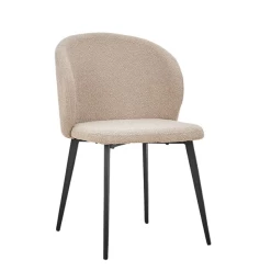 Stoel 'Toledo' Bouclé Zand | Metalen Poten En Bouclé Stoffering -Songmics Winkel Ontwerp zonder titel 2023 11 07T093641.018 4460