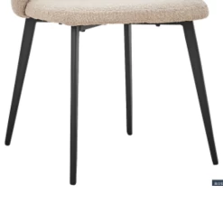 Stoel 'Toledo' Bouclé Zand | Metalen Poten En Bouclé Stoffering -Songmics Winkel Ontwerp zonder titel 2023 11 07T094027.991 8610