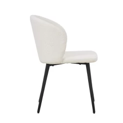 Stoel 'Toledo' Wit Bouclé | Metalen Poten | H80 X B51 X D55 Cm -Songmics Winkel Ontwerp zonder titel 2023 11 07T100203.311 2013