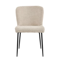 Lisa Bouclé Beige Stoel - Metalen Poten, H 85 X B-L 50 X D-P 62 Cm -Songmics Winkel Ontwerp zonder titel 2023 11 08T095047.779 f4d8