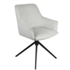 Draaibare Stoffen Stoel 'Iris' Zandkleur| Metalen Poten | 180° Draaibaar -Songmics Winkel Ontwerp zonder titel 2023 11 08T102339.050 4856