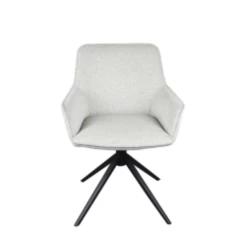 Draaibare Stoffen Stoel 'Iris' Zandkleur| Metalen Poten | 180° Draaibaar -Songmics Winkel Ontwerp zonder titel 2023 11 08T102432.612 c751