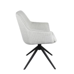 Draaibare Stoffen Stoel 'Iris' Zandkleur| Metalen Poten | 180° Draaibaar -Songmics Winkel Ontwerp zonder titel 2023 11 08T102512.928 9857