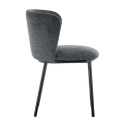 Stoffen Stoel 'Arthur' Donkergrijs | Metalen Poten | 76x52x54cm -Songmics Winkel Ontwerp zonder titel 2023 11 09T094814.609 07c2