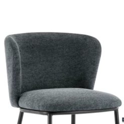 Stoffen Stoel 'Arthur' Donkergrijs | Metalen Poten | 76x52x54cm -Songmics Winkel Ontwerp zonder titel 2023 11 09T094910.708 1861