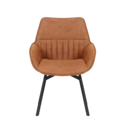 Bora' Stoel: Cognac Microvezel PU | Metalen Poten En Stoffen Bekleding -Songmics Winkel Ontwerp zonder titel 2023 11 09T164250.199 cf1e