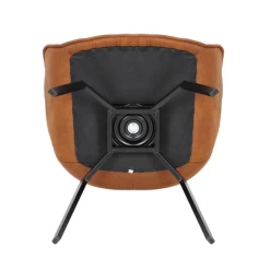 Bora' Stoel: Cognac Microvezel PU | Metalen Poten En Stoffen Bekleding -Songmics Winkel Ontwerp zonder titel 2023 11 09T164421.998 ec1f