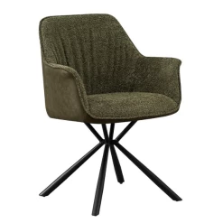 Bouclé Stoel Lucie Groene PU Rug | Metalen Poten | H82,5 X B62 X D63 Cm -Songmics Winkel Ontwerp zonder titel 2023 11 10T101235.858 716d