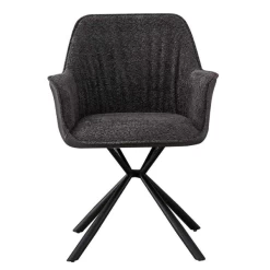 Bouclé Stoel Lucie Lichtgrijze PU Rug | Metalen Poten | H82,5 X B62 X D63 Cm -Songmics Winkel Ontwerp zonder titel 2023 11 14T081458.194 3417