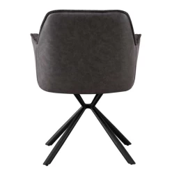 Bouclé Stoel Lucie Lichtgrijze PU Rug | Metalen Poten | H82,5 X B62 X D63 Cm -Songmics Winkel Ontwerp zonder titel 2023 11 14T081648.523 f744