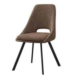 Filou' Bouclé Zand Stoel | Bruine PU Bekleding - 85x48x56cm -Songmics Winkel Ontwerp zonder titel 2023 11 14T082822.450 4efe