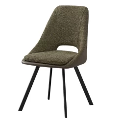 Filou' Bouclé Donkergroene Stoel | Donkergroene PU Bekleding - 85x48x56cm -Songmics Winkel Ontwerp zonder titel 2023 11 14T085131.756 bdaa