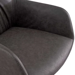 Stoel 'Lyra' PU Lichtgrijs | Metalen Poten En PU Bekleding -Songmics Winkel Ontwerp zonder titel 2023 11 14T090806.111 198e