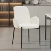 Bilbao' Stoel Wit Bouclé | Metalen Poten | H88xB60xD57cm -Songmics Winkel Ontwerp zonder titel 2023 11 14T100007.101 97fc