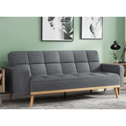 Adana Grijs Slaapbank | Eucalyptus Frame | Koudschuim Matras | 84x214x84cm -Songmics Winkel Ontwerp zonder titel 2023 11 14T165636.300 7478