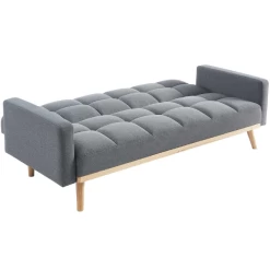 Adana Grijs Slaapbank | Eucalyptus Frame | Koudschuim Matras | 84x214x84cm -Songmics Winkel Ontwerp zonder titel 2023 11 14T165938.832 4ef9