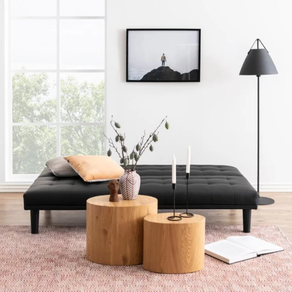 Wild Eiken Salontafelset, 2 Stuks, 33x48x40 Cm 7 Wild Eiken Salontafelset, 2 Stuks, 33x48x40 Cm - Afbeelding 5