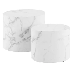 Set Van 2 Ovale Salontafels Carrara - Wit Marmer -Songmics Winkel Ontwerp zonder titel 2023 11 16T094826.217 2d5f