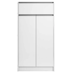 Schoenenkast 'Lilly' 2 Deurs 1 Lade Wit | H 117 X B 60 X D 35 Cm -Songmics Winkel Ontwerp zonder titel 2023 11 16T095831.472 ed0a