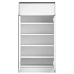 Schoenenkast 'Lilly' 2 Deurs 1 Lade Wit | H 117 X B 60 X D 35 Cm -Songmics Winkel Ontwerp zonder titel 2023 11 16T100024.139 0726