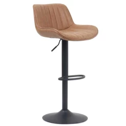 Cognac PU Barkruk Fenna | Metalen Poten 84-105 X 48 X 49,5cm -Songmics Winkel Ontwerp zonder titel 2023 11 16T141840.234 ea92