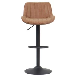 Cognac PU Barkruk Fenna | Metalen Poten 84-105 X 48 X 49,5cm -Songmics Winkel Ontwerp zonder titel 2023 11 16T141916.395 a365