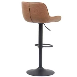 Cognac PU Barkruk Fenna | Metalen Poten 84-105 X 48 X 49,5cm -Songmics Winkel Ontwerp zonder titel 2023 11 16T142028.932 4b56