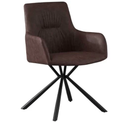 Stoel 'Lyra' PU Bruin | Metalen Poten En PU Bekleding -Songmics Winkel Ontwerp zonder titel 2023 11 21T110040.109 71b8