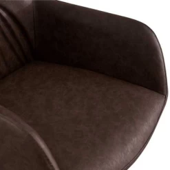 Stoel 'Lyra' PU Bruin | Metalen Poten En PU Bekleding -Songmics Winkel Ontwerp zonder titel 2023 11 21T110435.323 4100