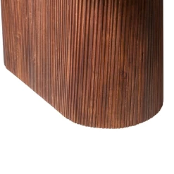 Miguel Ovale Eettafel 230cm Lichtbruin | Massief Magnolia Hout Structuur En Bovenblad -Songmics Winkel Ontwerp zonder titel 2023 11 21T165624.685 be4e