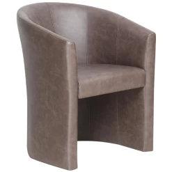 Charlie' Vintage PU Donkerbruine Kuipstoel | H-H 81 X B-L 64 X D-P 62 Cm -Songmics Winkel Ontwerp zonder titel 2023 11 22T115811.327 944f