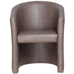 Charlie' Vintage PU Donkerbruine Kuipstoel | H-H 81 X B-L 64 X D-P 62 Cm -Songmics Winkel Ontwerp zonder titel 2023 11 22T115857.594 e1ab