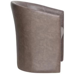 Charlie' Vintage PU Donkerbruine Kuipstoel | H-H 81 X B-L 64 X D-P 62 Cm -Songmics Winkel Ontwerp zonder titel 2023 11 22T115940.530 1140