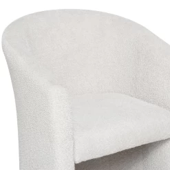 Charlie' Zandkleurige Bouclé Kuipstoel | Spaanplaat En PU Bekleding | H 81 X B 64 X D 62 Cm -Songmics Winkel Ontwerp zonder titel 2023 11 22T165751.594 6801