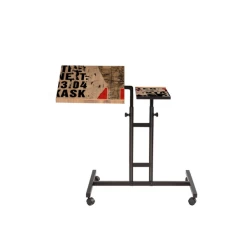 Laptopstandaard Saffier - 67x45x87 Cm - Atlantic Pine/zwart -Songmics Winkel Ontwerp zonder titel 2023 12 08T113340.818 7564