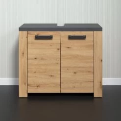 Wastafelmeubel Follow | 79 X 35 X 67 Cm | Artisan Oak