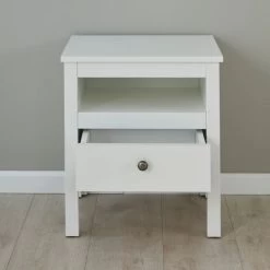 Nachtkastje Ole | 47 X 35 X 52 Cm | Wit