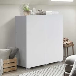 Commode Rochus 100cm Met 2 Deuren - Wit