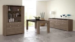 Vitrinekast Iris - Grijs Beton -Songmics Winkel RITTA AMBIENT1 9d95