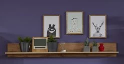 Wandplank Rock | 148 X 18 X 19 Cm | Wotan Oak-design -Songmics Winkel Rock WO 1826 481 51 mit Deko 0912