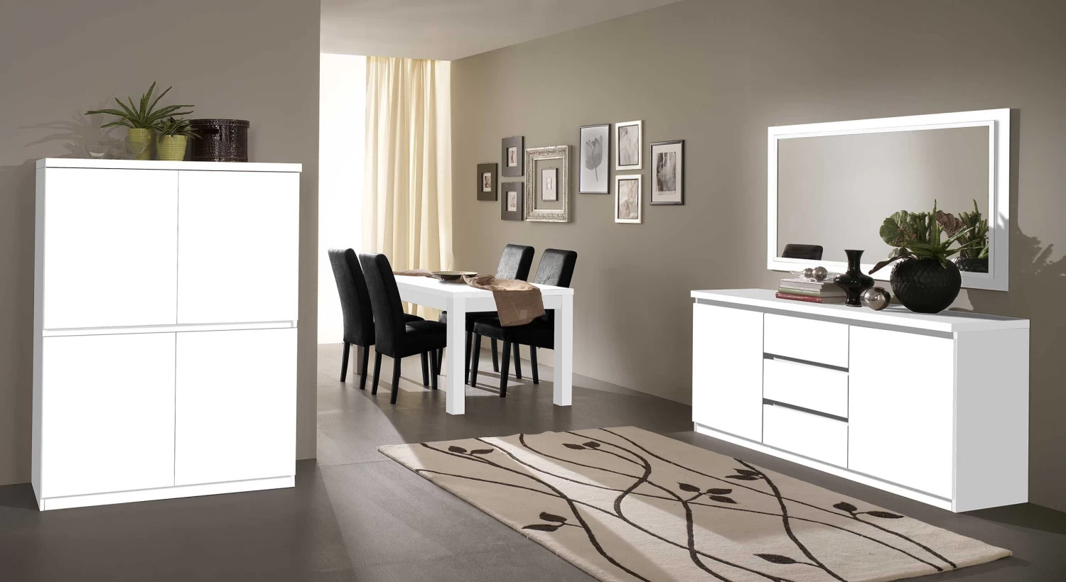 Spiegel Roma 140 Cm - Wit 5 Spiegel Roma 140 Cm - Wit - Afbeelding 3