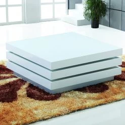 Salontafel Movie 80x80 - Wit