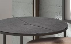 Set Van 2 Bijzettafels Margriet - Zwart/brons -Songmics Winkel Rousseau 3956 bijzettafel table d appoint Magrite 2 bb48