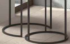 Set Van 2 Bijzettafels Margriet - Zwart/brons -Songmics Winkel Rousseau 3956 bijzettafel table d appoint Magrite 4 e9d7