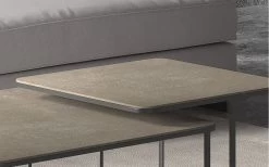 Set Van 2 Bijzettafels Lou - Zwart/goud -Songmics Winkel Rousseau 3958 bijzettafel table d appoint Loic 2 2000