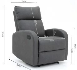 Relaxzetel Scotland - Zwart -Songmics Winkel Rousseau 4500 2 relax France 9 11ca