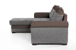 Zitbank Sabine Met Slaapbank & Opbergruimte - Grijs/taupe -Songmics Winkel SABINE tissu logan 7820 soft 24 cote1 6cca