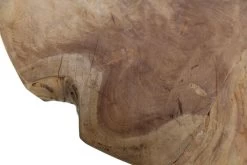 Bijzettafel Root ø55cm Ronde Boomstam Schijf – Teak/wortelhout -Songmics Winkel SAF ST1004 3 8ade