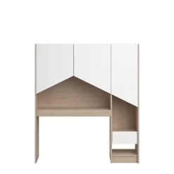 Achterbouw Bed & Bureau Shelby - Eik/wit -Songmics Winkel SHELTER 2400 ENVI F 2cc3